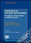 Manuale di polizia giudiziaria Manuale di polizia giudiziaria