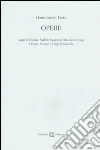 Opere. Ediz. numerata Opere. Ediz. numerata