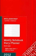 Moleskine Agenda 2012 Settimanale POCKET - Copertina Rigida Rossa Moleskine Agenda 2012 Settimanale POCKET - Copertina Rigida Rossa